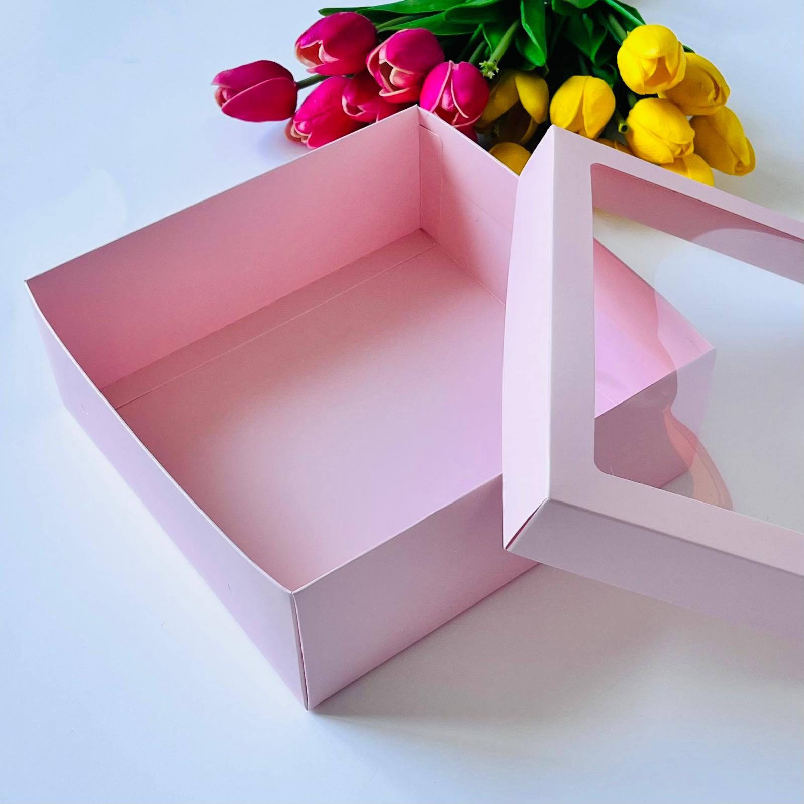 25x25x10 Pencereli Karton Kutu — galeri görseli