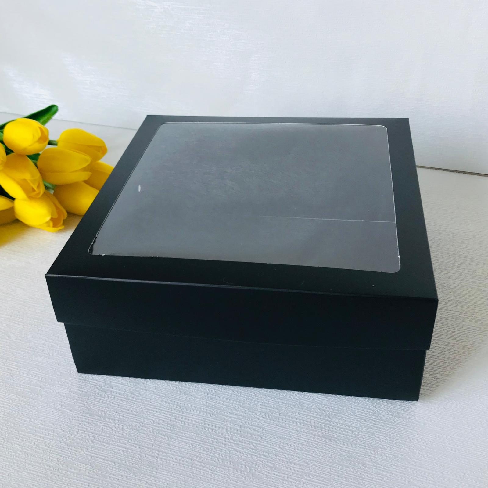 25x25x10 Pencereli Karton Kutu — galeri görseli